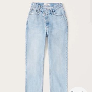 Curvy jeans dad high rise